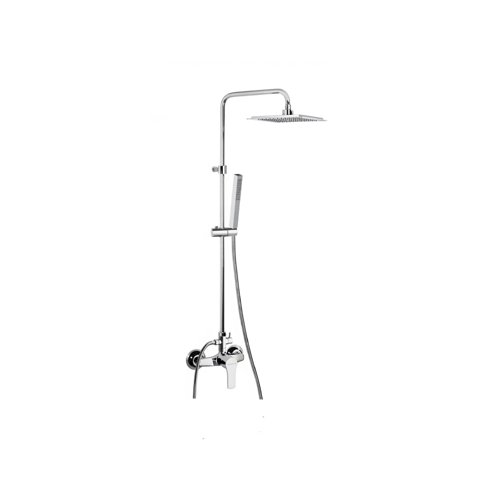 COLONNE DOUCHE TITANIUM CARRE