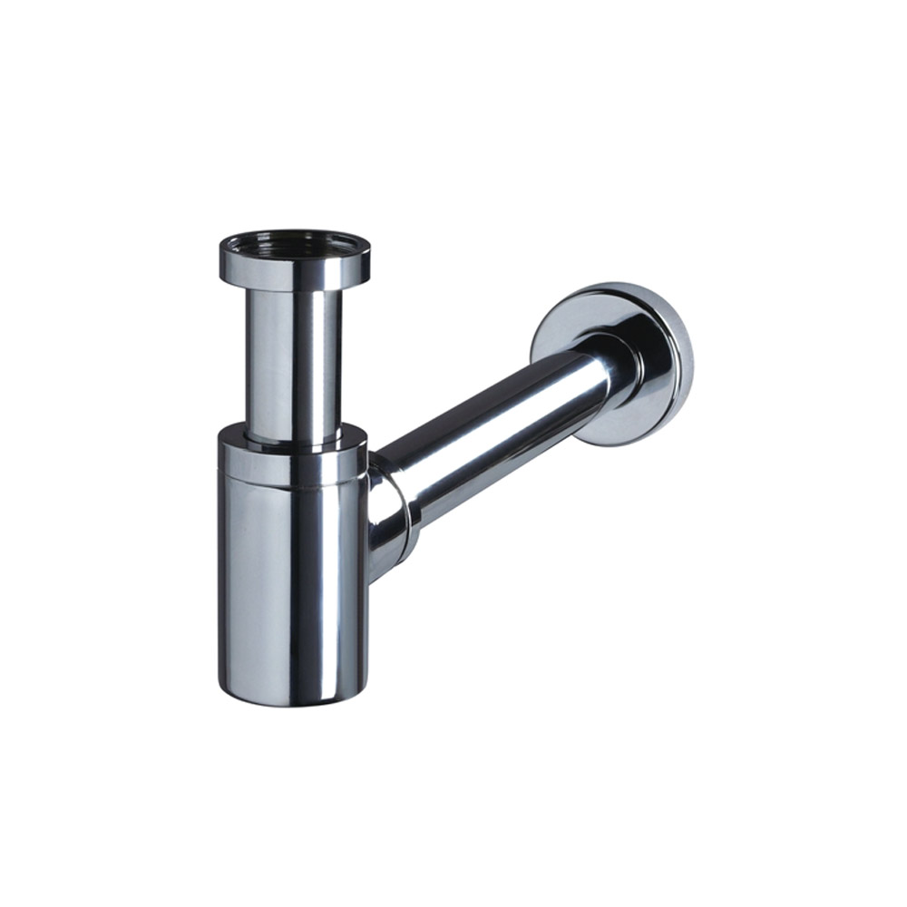 SIPHON LAVABO ROND CHROME