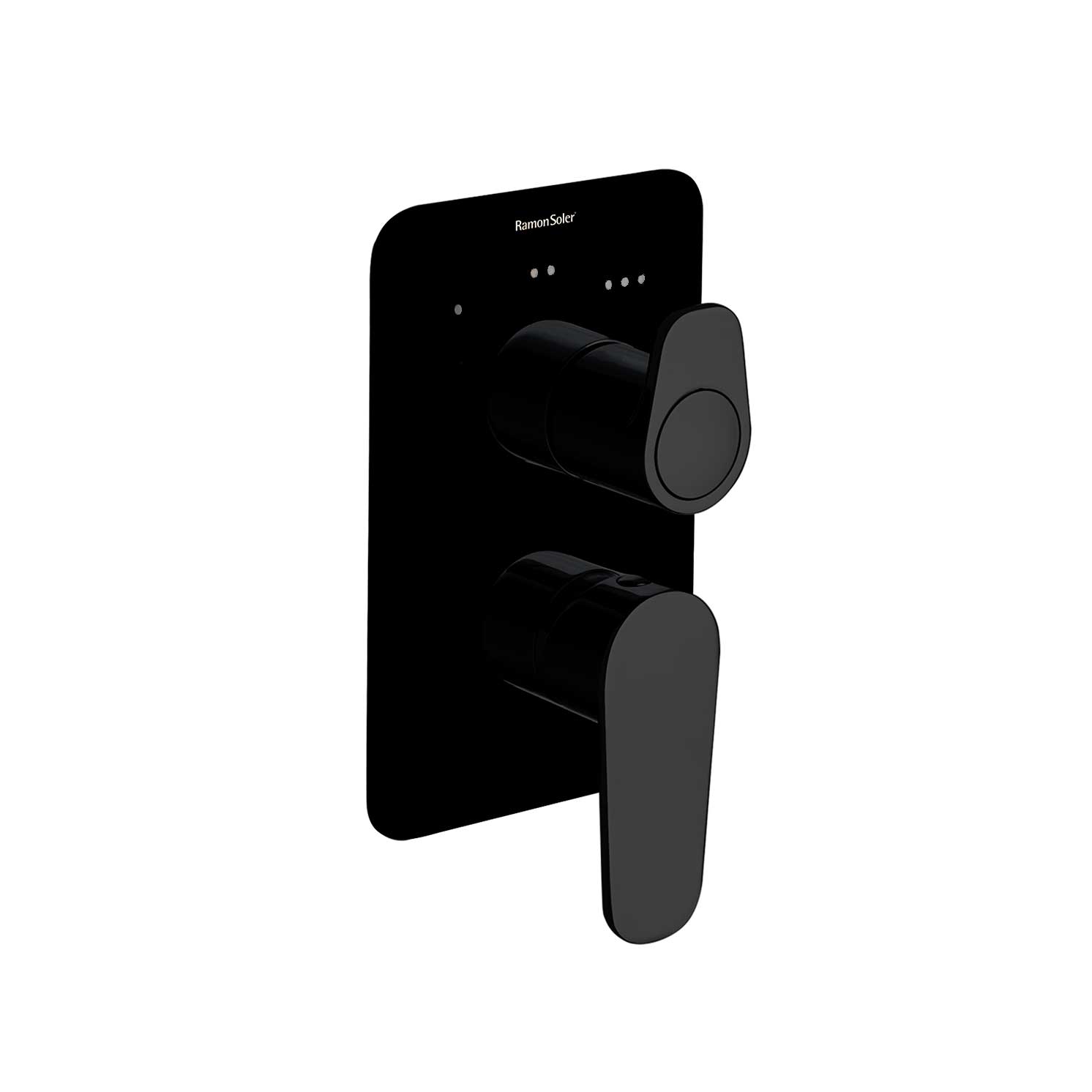 MITIGEUR ENCASTRE 3 VOIES NOIR MAT ALEXIA