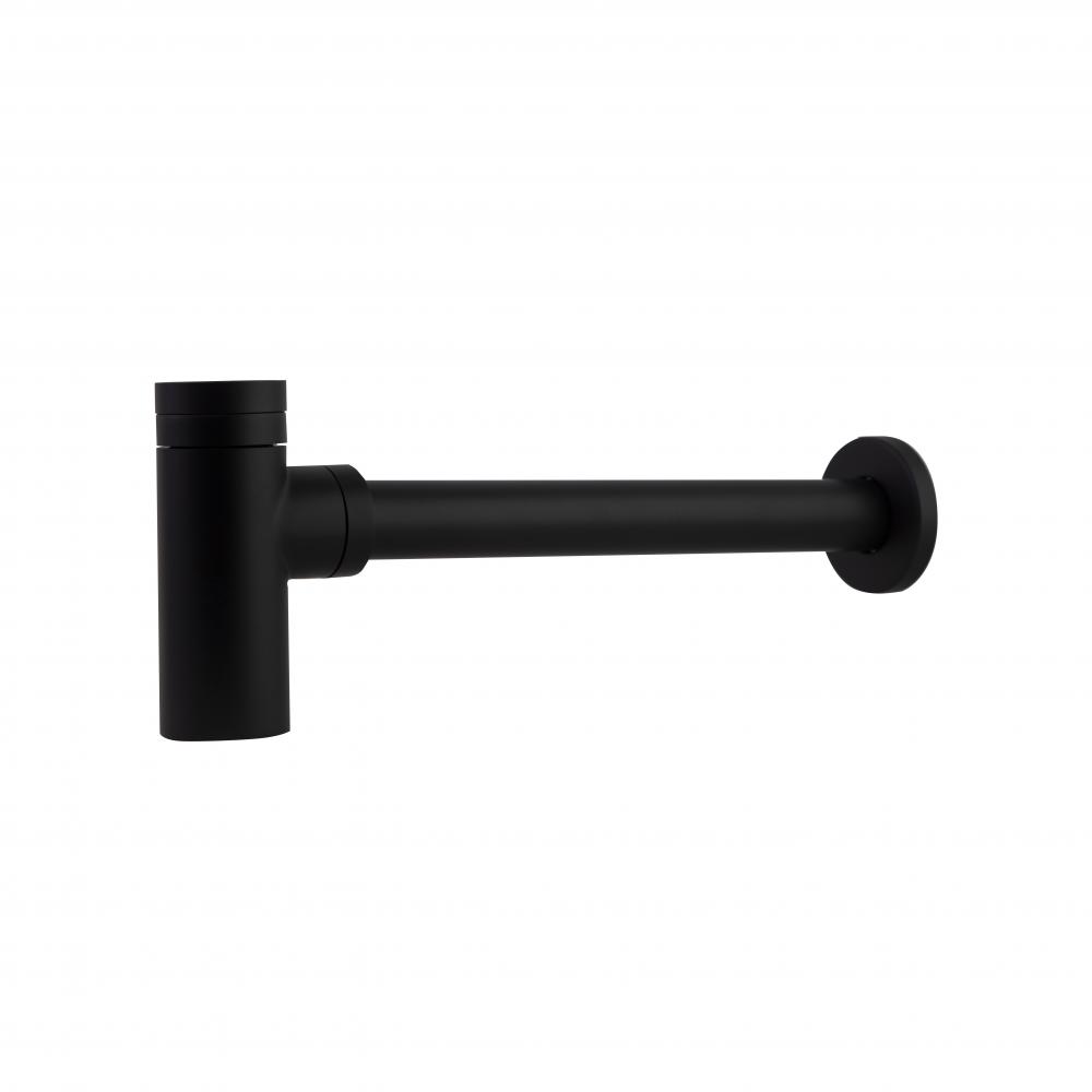 SIPHON LAVABO LAITON NOIR MAT