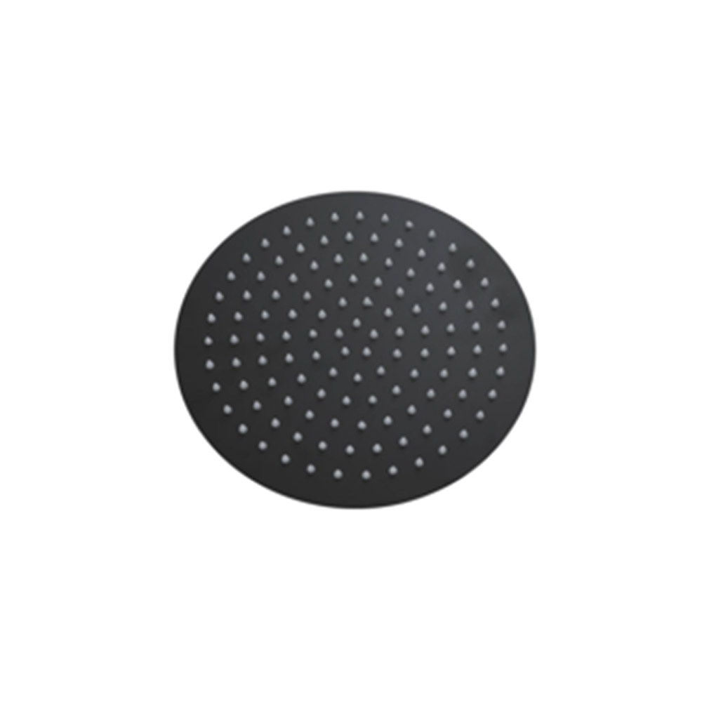 DOUCHETTE INOX SLIM ROND NOIR MAT 30cm/40cm/ 25cm