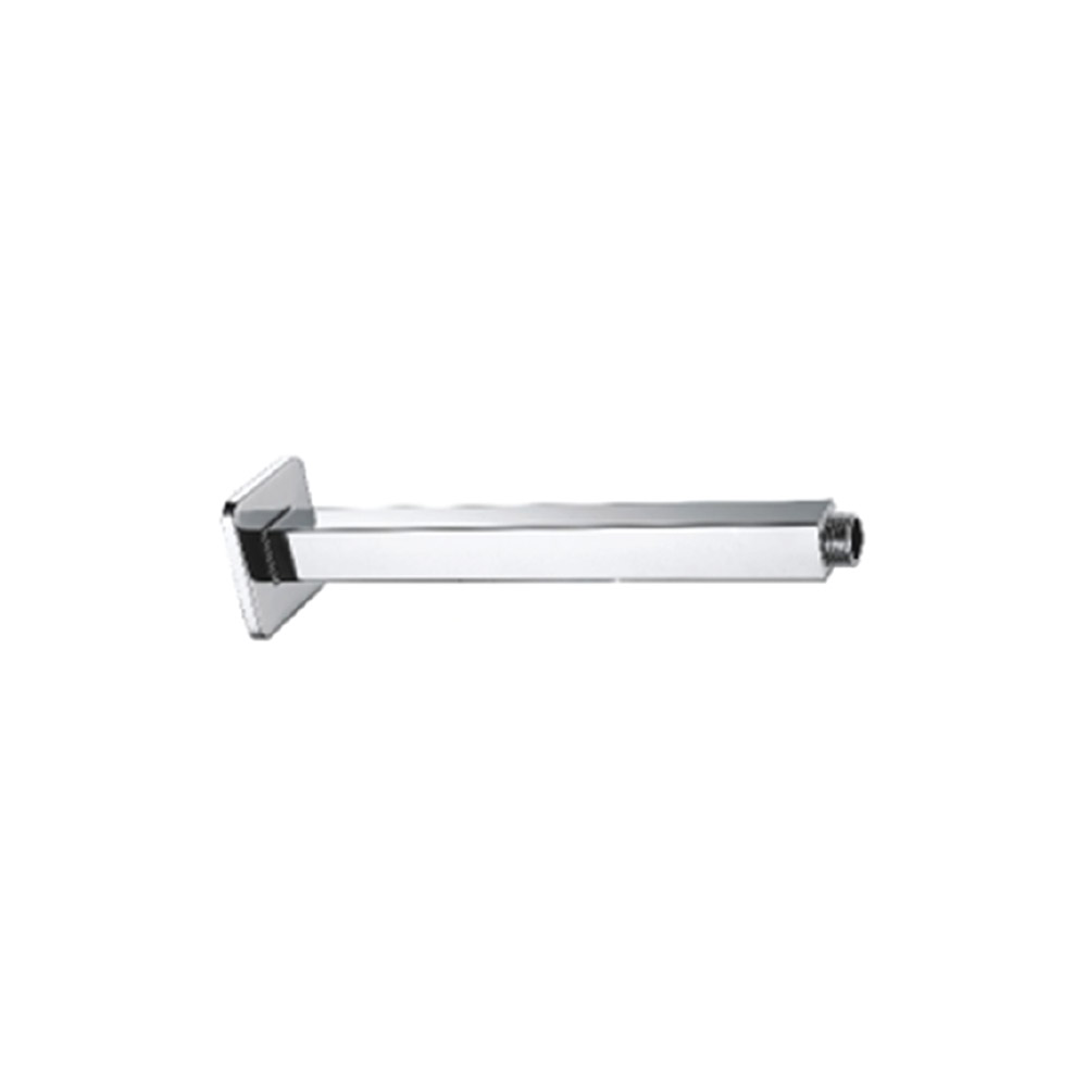 BRAS DOUCHE PLAFONIE CARRE CHROME 25cm