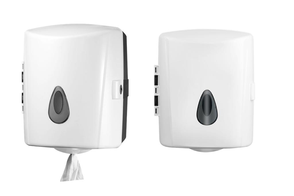 DISTRIBUTEUR DE PAPIER BOBINE ABS-BLANC