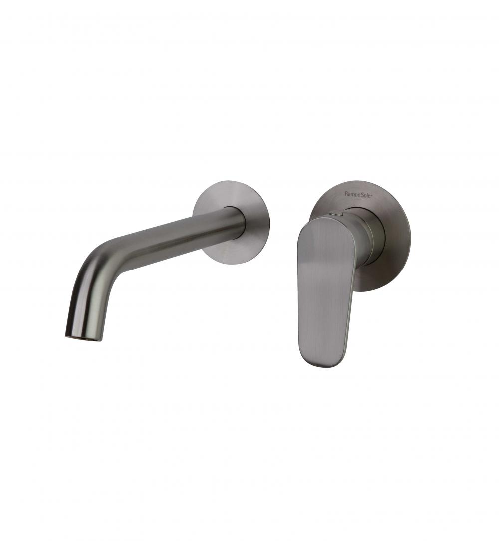 MITIGEUR LAVABO A ENCASTRER NICKEL BROSSE ALEXIA