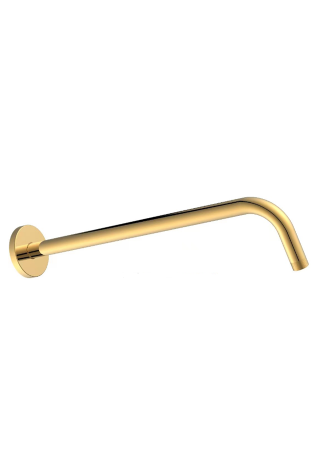 BRAS DOUCHE MURAL ROND GOLD 40cm