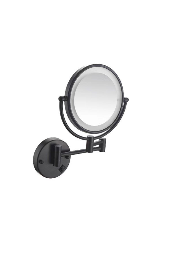 MIROIR GROSSISSANT8"" LED NOIR