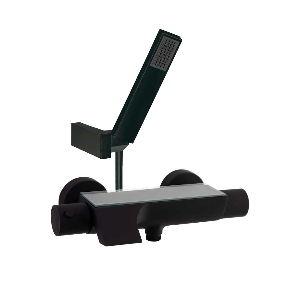 MITIGEUR BAIGNOIRE NOIR MAT URBAN CHIC