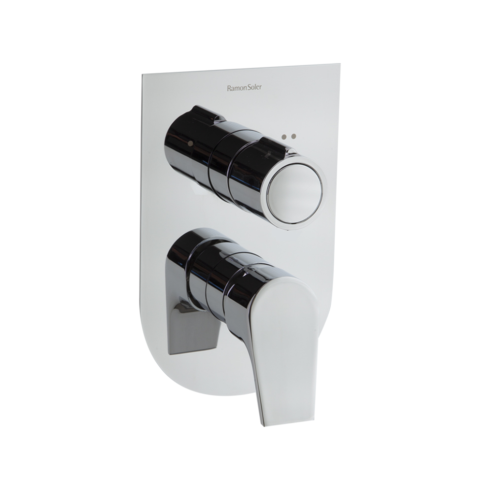 MITIGEUR DOUCHE A ENCASTRER 2 VOIES CHROME URBAN CHIC