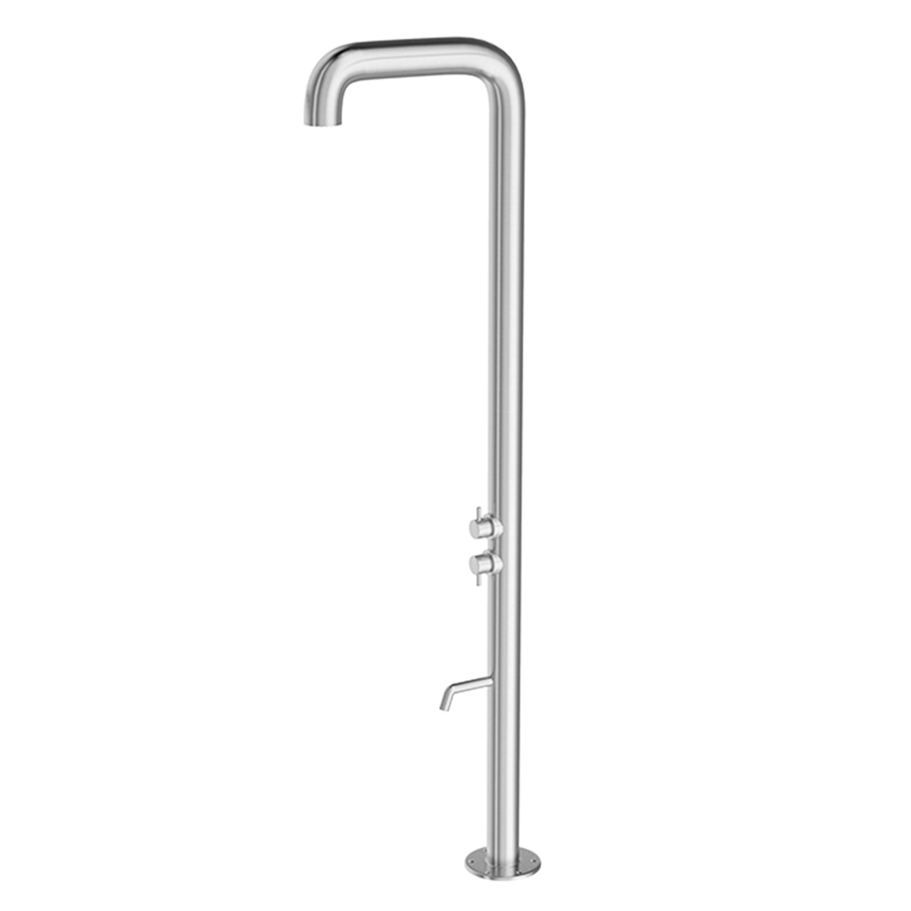 COLONNE DOUCHE INOX 2 VOIES POUR L'EXTERIEUR HERCULES