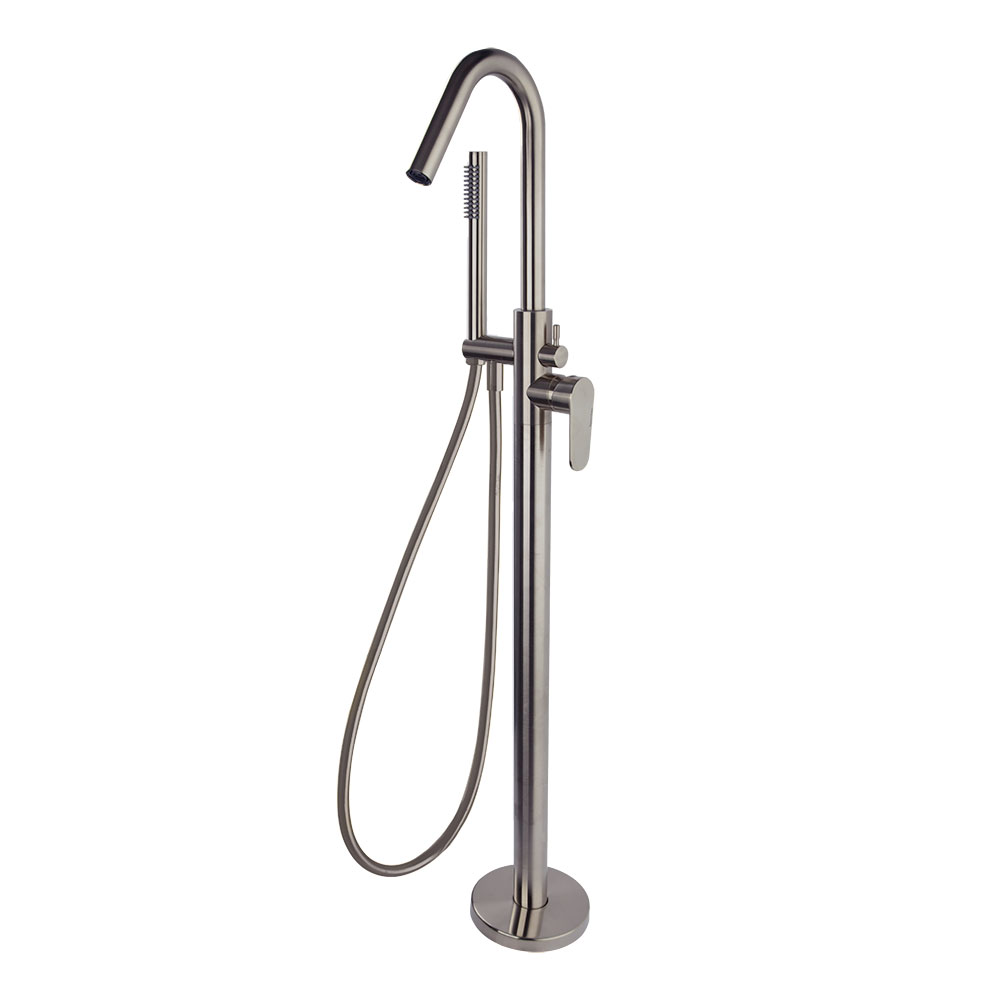 MITIGEUR BAIN DE DOUCHE SUR COLONNE  NICKEL BROSSE