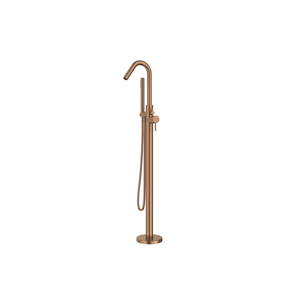 Mitigeur bain de douche sur colonne CUIVRE BROSSE