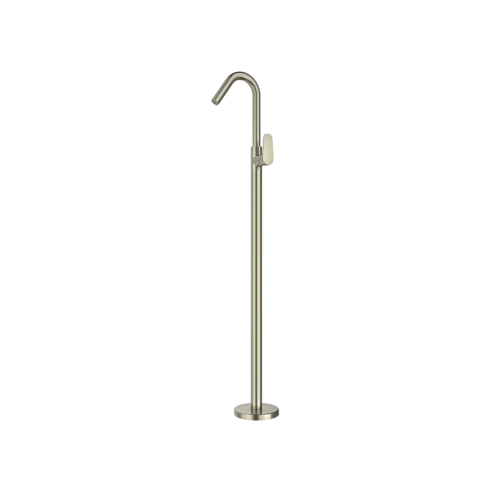 MITIGEUR LAVABO SUR COLONNE NICKEL BROSSE