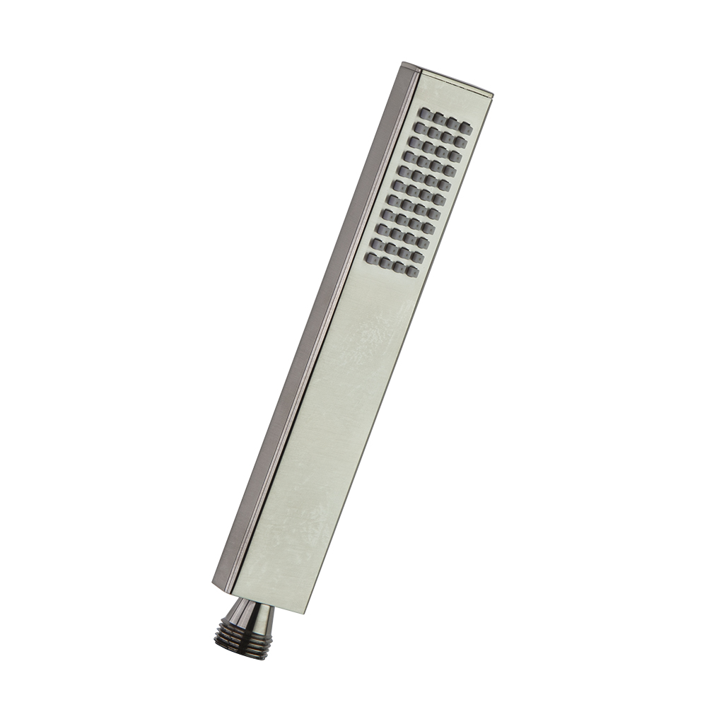 DOUCHETTE ABS REGTANGULAIRE NICKEL BROSSE